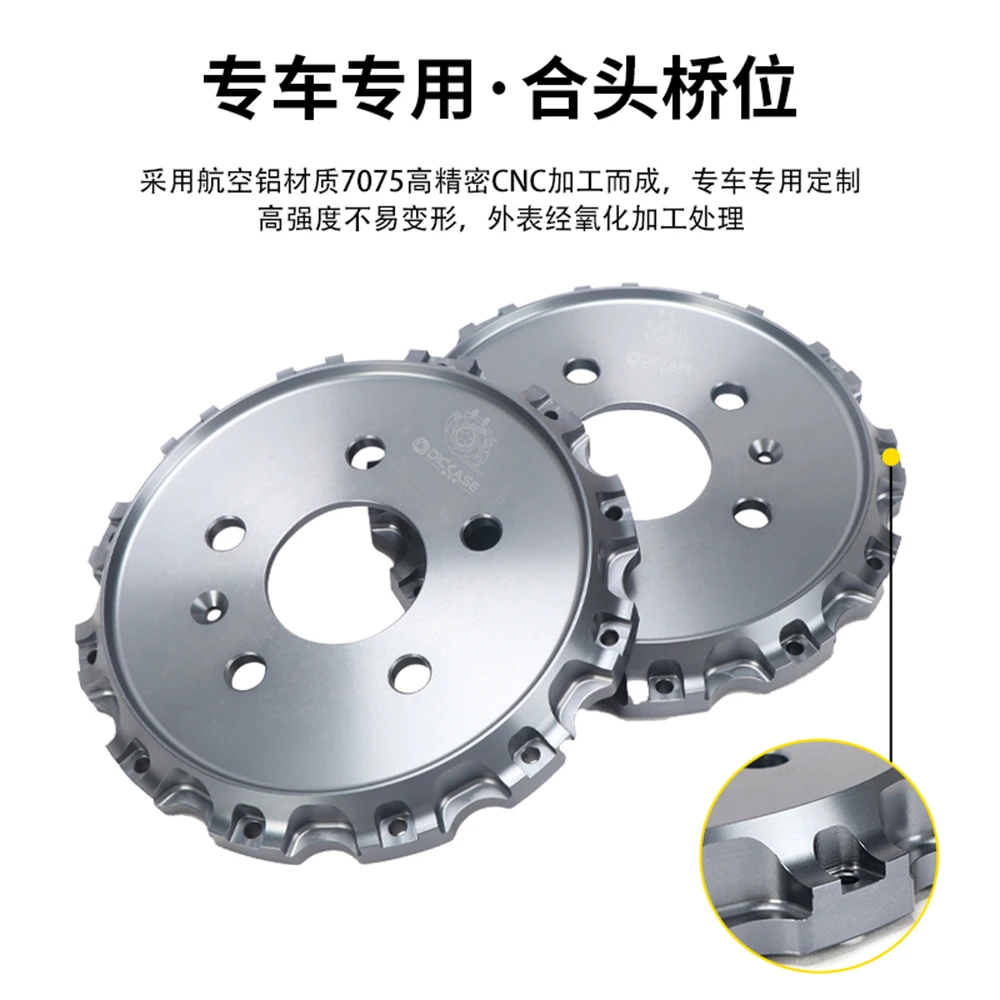 Dicase racing New Design dr6-6 piston caliper with 355*32mm brake disc for Subaru Outback BT5