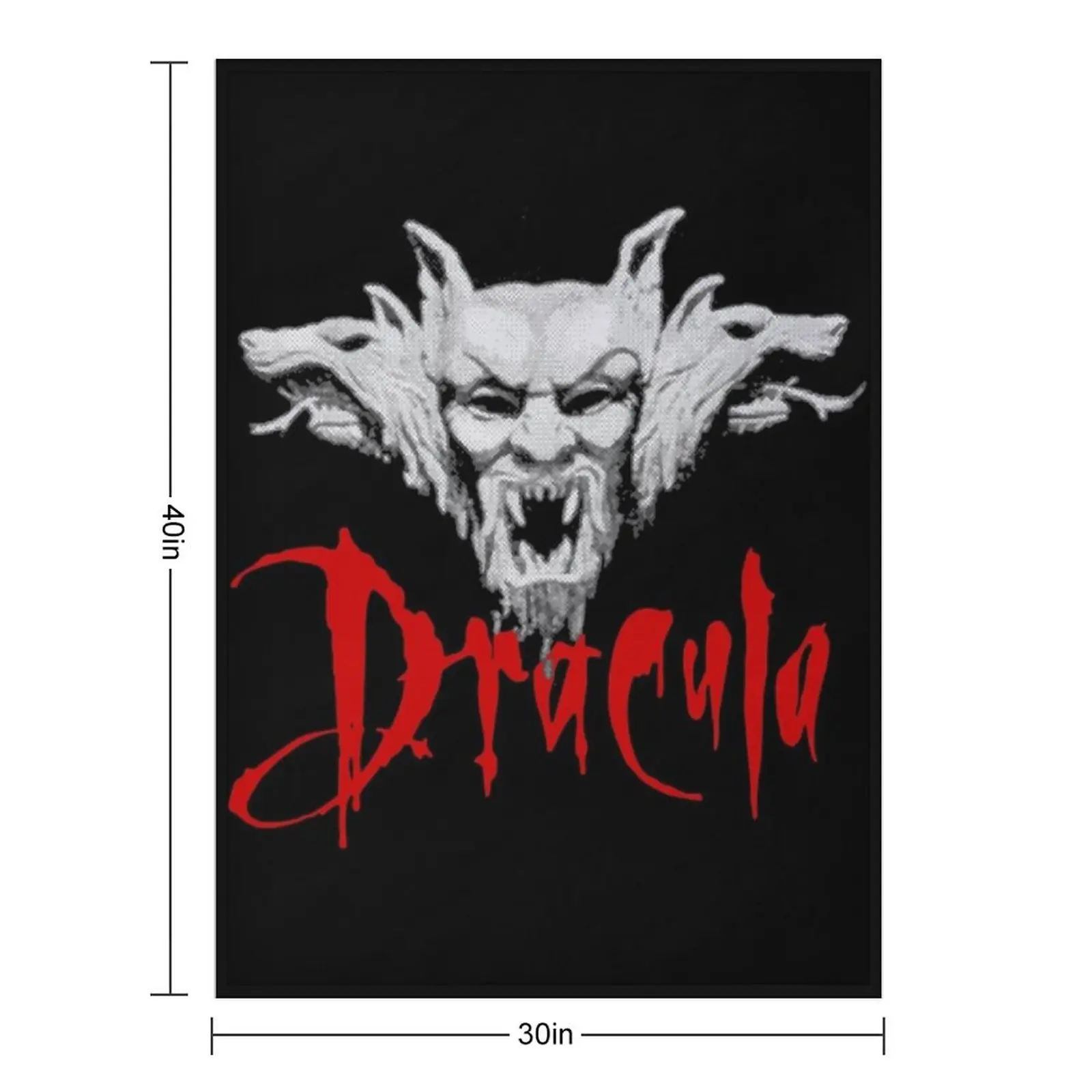 Dracula Bram Stoker Throw Blanket Extra Large Throw Warm Shaggy Decoratives Blankets