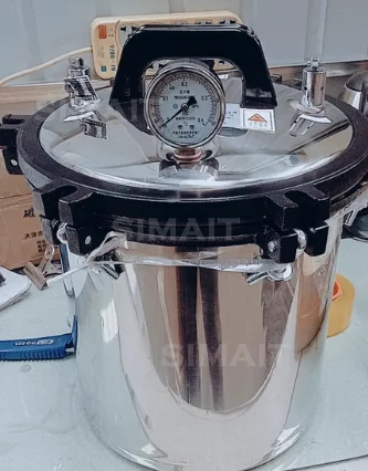 Portable High Pressure Steam Sterilizer | Stainless Steel for Medical & Aesthetic Clinic Use