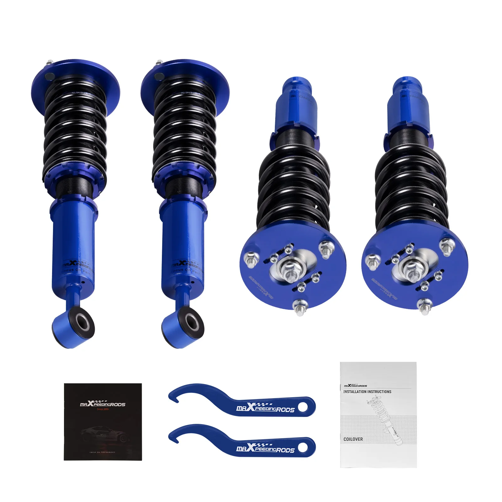 Shock Absorber Coilover Spring & Shock Assembly Coil For Mitsubishi Eclipse 2.4L 1995-1999  Twin tube Non-adjustable Damper