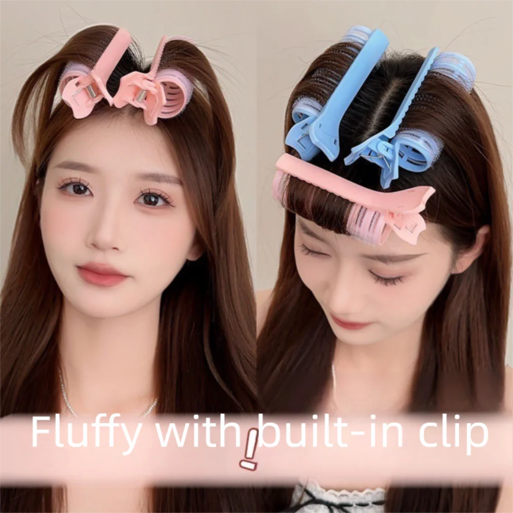 2pcs Lazy Bangs Hairpin Hair Root Fluffy No Trace Fluffy Hair Clip Bangs Fixed Shape Light Weight Hair Styling Clip