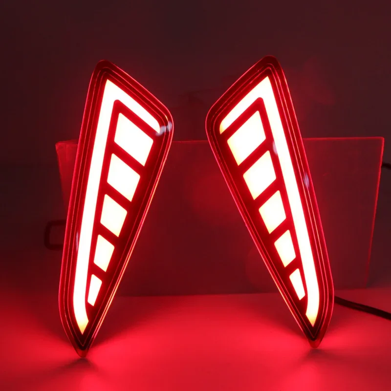 Car LED Taillights  For Toyota C-HR CHR 2016 2017 2018  Backup lamps Brake Light Rear Bumper Decoration Reflector Auto Lamp