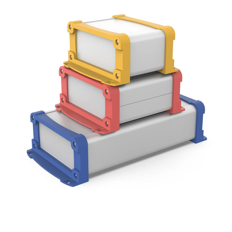 Electronic Enclosure Box Rail Transit Aluminium Instrument Housing Custom Anodized Industrial Equipment Enclosure K16 110*50MM