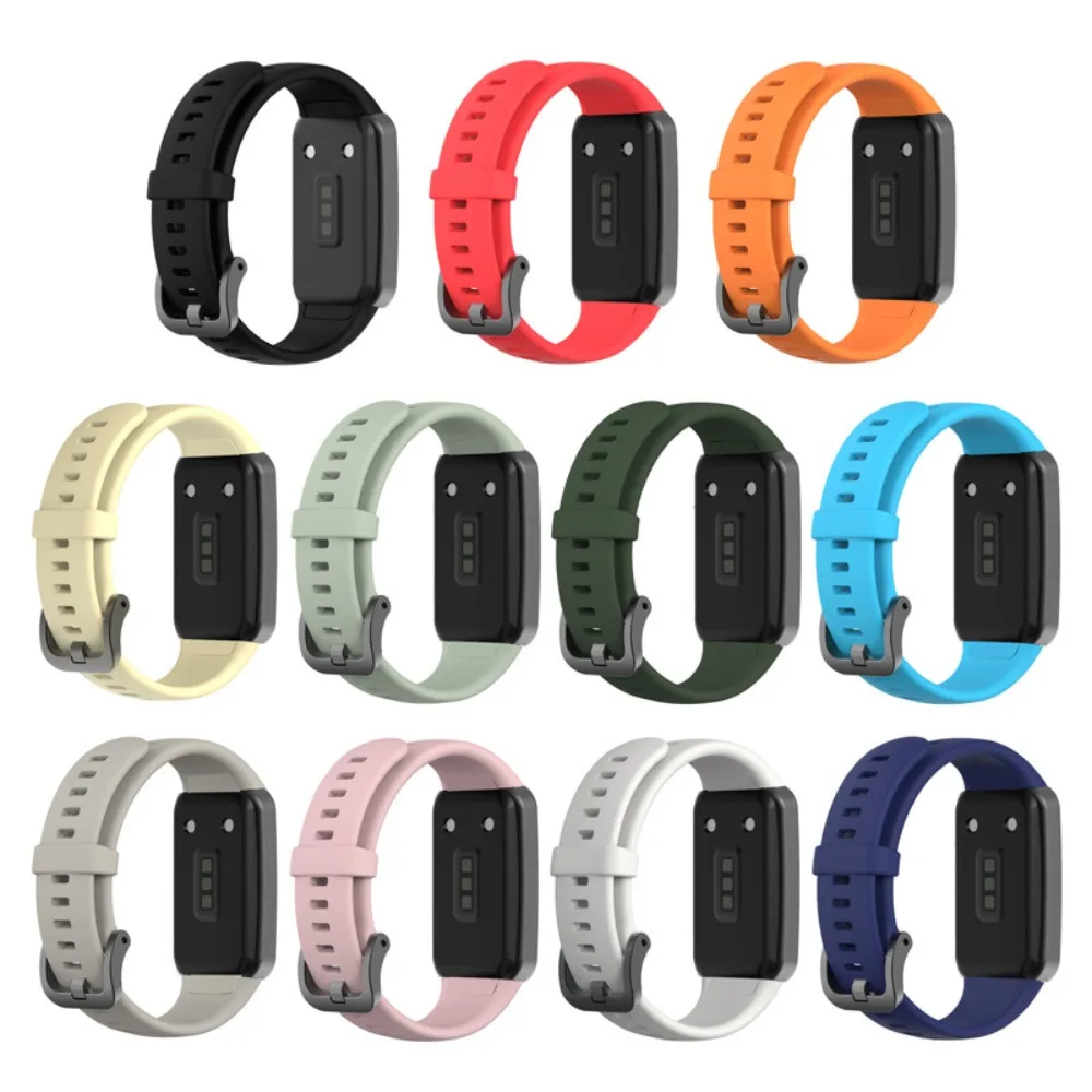 New TPU Watch Strap Breathable Replacement Bracelet Accessories Smart Watch Watchband for Huawei Band 6/Honor Band 6