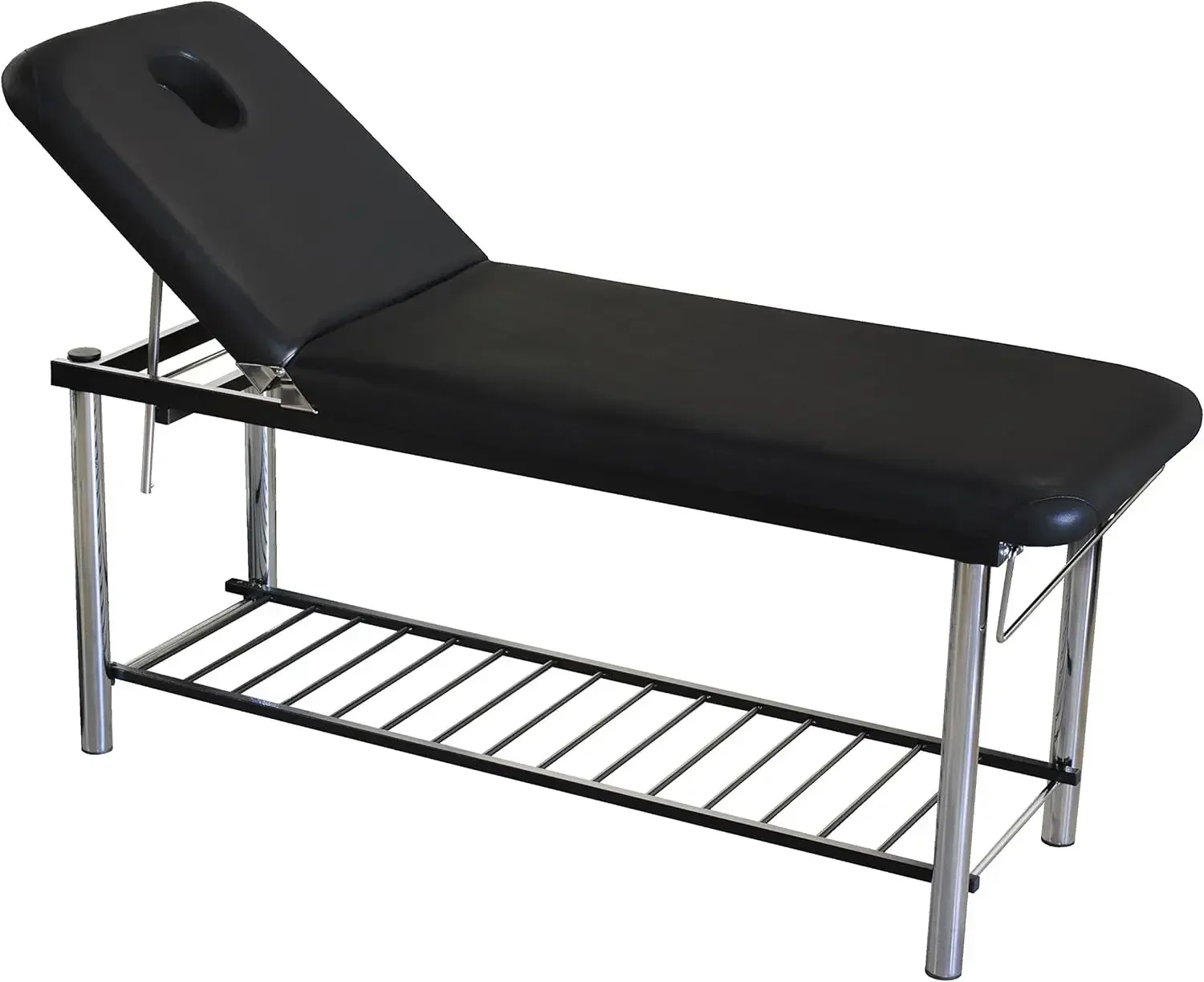 

Metal Frame Edition of Smart Massage/Facial Bed & Table +600lbs Black (Heavy Duty) 72x25x29 Inch (Pack of 1)