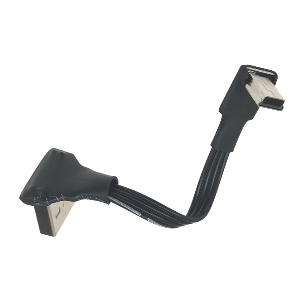 5CM-3M USB Data Cable A Male to Mini USB B 5Pin Male 90 Degree MP3/ Left / Right Angle Adapter Charge Sync 0.05M 0.2M 0.5M1M