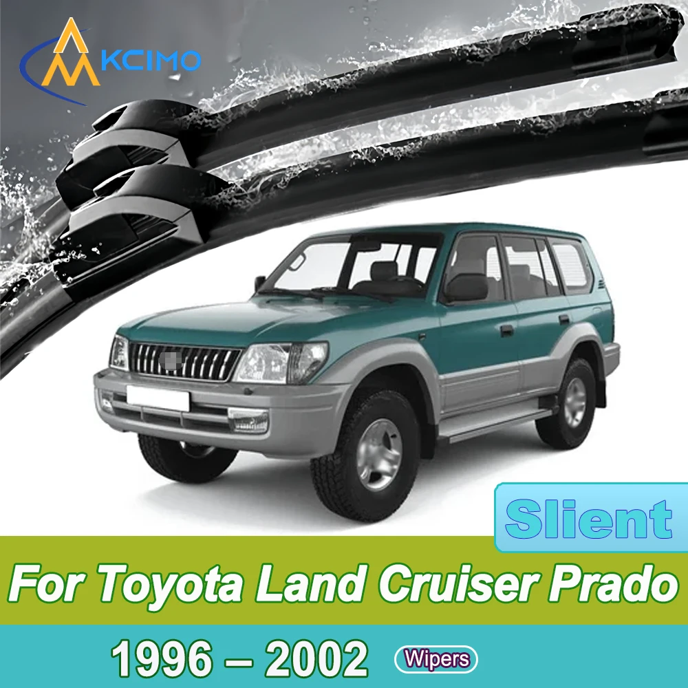 

Quiet Beam Wiper Blades 2pcs Windscreen Window Car Accessories For Toyota Land Cruiser Prado J90 1996-2002