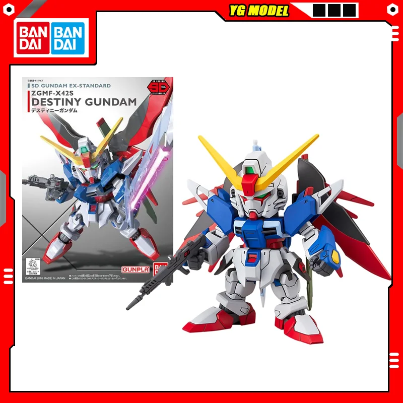 

BANDAI SD Gundam EX Standard 009 DESTINY GUNDAM Model Kit Assembly Strike Freedom Unicorn Wing GUNDAM Action Figures Original