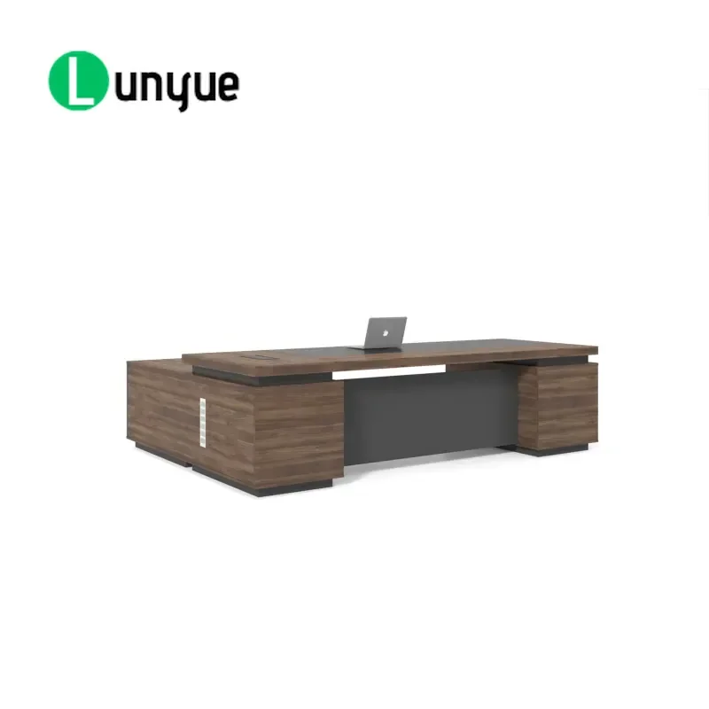 Modern Executive Office Desk and Chair Set Computer Workstation Furniture for Boss Home Office Business Equipment Ergonomic