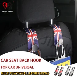 Universal Car Seat Back Headrest Hook Hanger Storage For Handbag Purse Coat Fit Organizer Interior Fastener Holder Accessories
