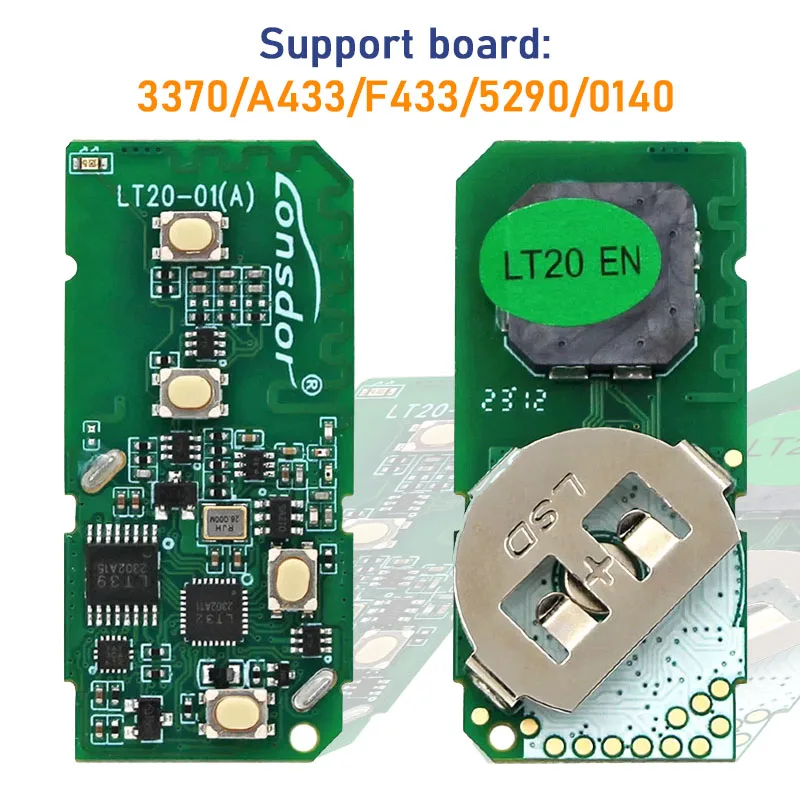 Lonsdor LT20 Smart Key 312-434Mhz 8A+4D BA Chip Dla Toyota & Dla Lexus Keyless Go Support K518 K518ISE KH100+ Uniwersalny