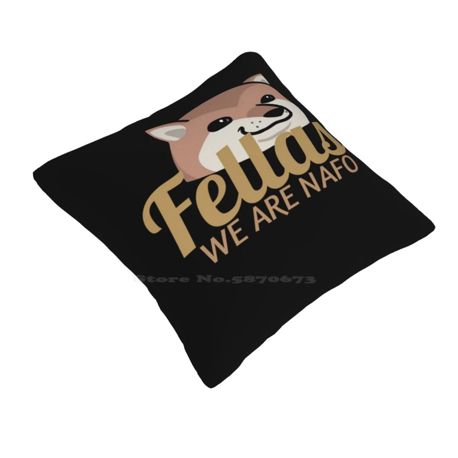 Fellas We Are Nafo Home Sofa Car Waist Throw Pillowcase We Are Nafo We Are Fellas Nato Ukraine Nafo Ofan Dog Lovers Husky