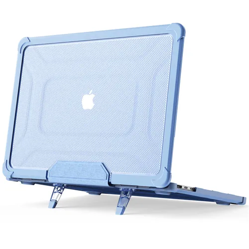 Imagen 1 del producto Para Macbook Air 15 A3241 M4 2025 funda protectora con soporte Compatible con M2 M3 modelo A3114 Shell para Air/Ppro 13,6 14 16,2
