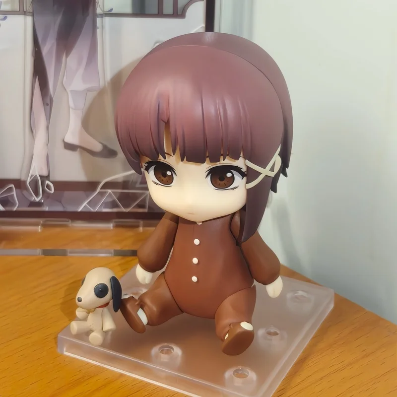Gsc Nendoroid Serial Experiments Lain Iwakura Bear Pajama Ver Q Version Movable Action Figure Model Toy Collectible Gift