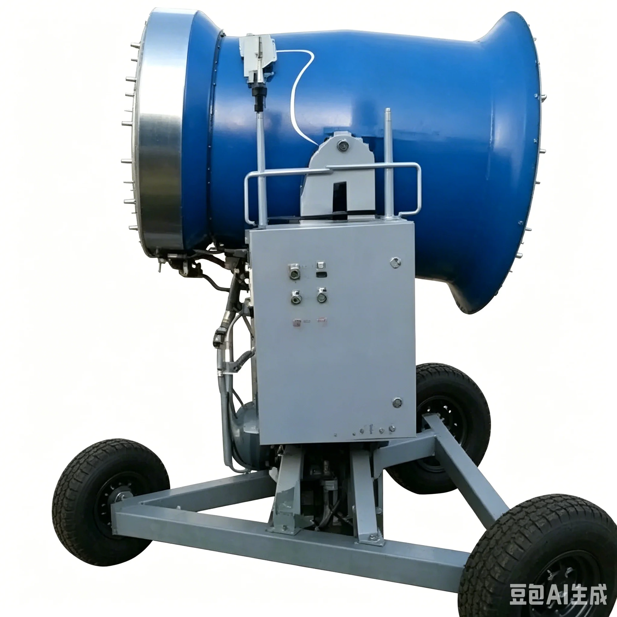 Commercial Grade 360 Degree Rotating Ski Resort Snow Making Machine Cannon Fan Generator Shed