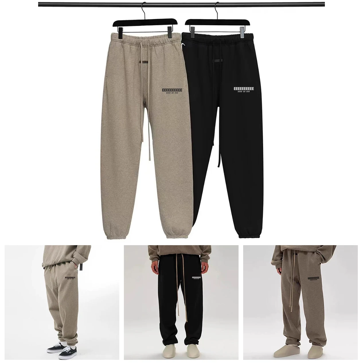 

Fashion Design 25AS ALWAYS ON Series Men's Casual Pants Rubber Letter Logo Sweatpants