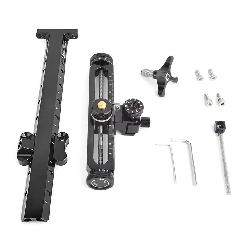 Archery Recurve Bow Sight T Shape Shooting Target Sights Quick Adjustment for Competition Style Hunting Practice