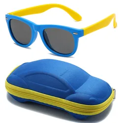 Gafas de sol clásicas de silicona para niños, gafas UV400 para niños y niñas, gafas TR90, gafas de sol para niños, gafas de protección UV para niños