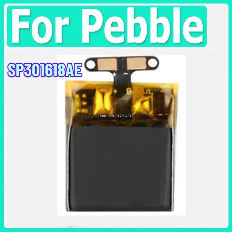 SWZY New SP301618AE  LSSP301618AE Replace Battery for Pebble Time Round Steel 2 SE E-Paper Watch