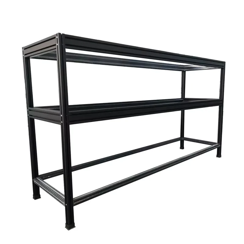Aluminum alloy profile cabinet frame fish tank pool metal multi-layer fish tank aquarium rack custom fish tank bracket