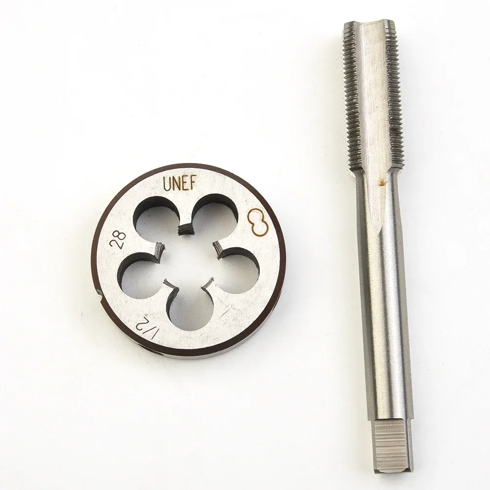 1/2"-28 Gunsmithing Tap + Die Set (1/2" X 28)  For 9mm 223 5.56 22LR Right Hand Thread Accessories Replacement