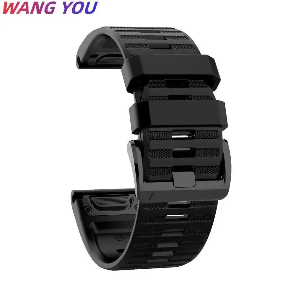 26MM 22MM Silicone Watch Band Straps For Garmin Fenix 6X 6 6S Pro 7X 7 Easyfit Wristband Fenix 5 5X 5S Plus Smartwatch Bracelet