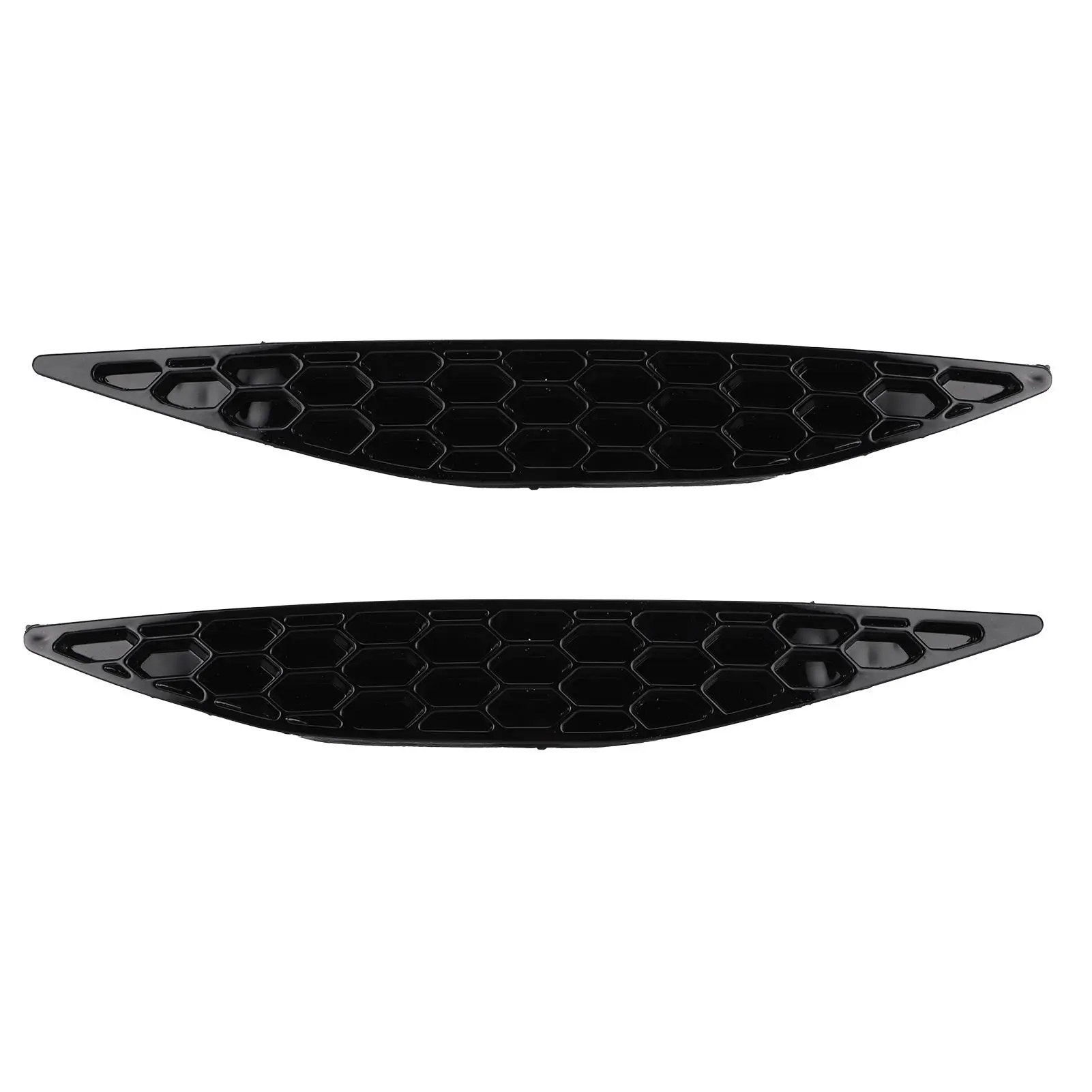 

2pcs Gloss Black Rear Bumper Reflector Set Fit For mk7 2013 2014 2015 2016