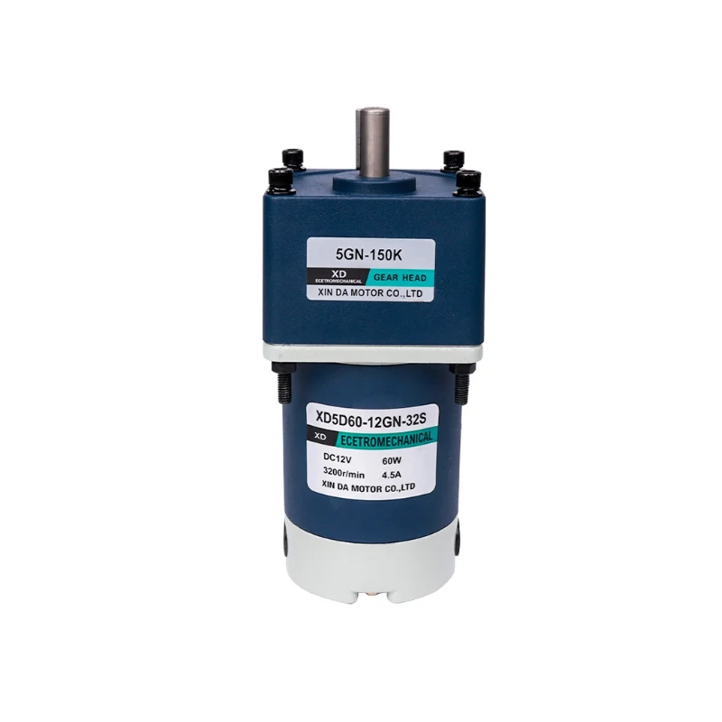 12V24V DC speed regulating motor 60W for toy cars, robots, roller shutters, medical equipment motors with high power