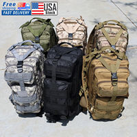 30L Military Tactical Assault Backpack Molle Outdoor Camping Hiking Rucksack Waterproof Sports Travel Camouflage Tactical Bag