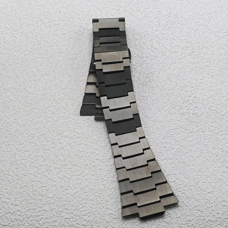 Mod PRX Super Player 40mm Uhrengehäuse mit Armband Gunmetal Grau 316L Edelstahl NH35 Uhrengehäuse Passend für NH34 NH35 NH36 Uhrwerke – Detail 7