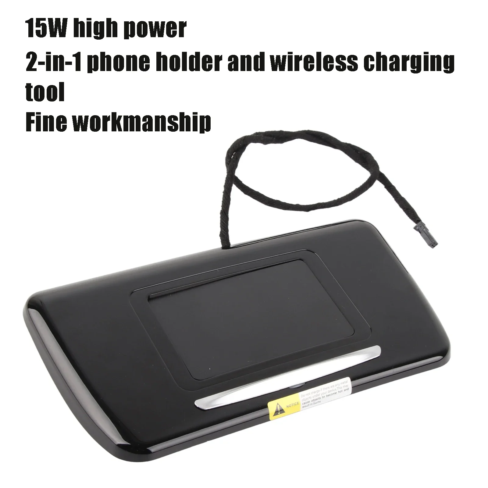 شاحن سيارة لاسلكي 15 وات 2 في 1 حامل هاتف بديل لسلسلة 5 F10 / F11 / F18 2011-2017 #3