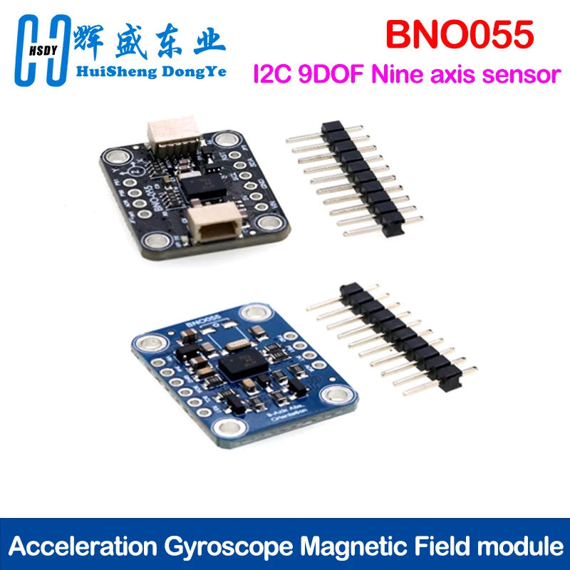 BNO055 I2C 9DOF Nine-axis AHRS directional sensor Acceleration Gyroscope Magnetic Field module Small volume DC3-5V