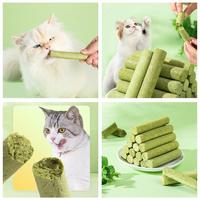 6/3/1pcs Grass Teeth Grinding Stick Pet Snacks Mild Hair Ready Sticks ﻿ To Eat Row Hairball Cleaning Removal Baby Y8a5