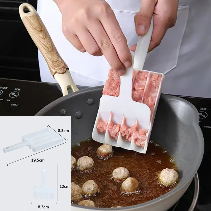 (BF06)Meatball Maker Cooking Homemade Tool Mold Round Fish Beaf Rice Ball Making Device Barbecue Hot Pot Bean Curd Gadgets