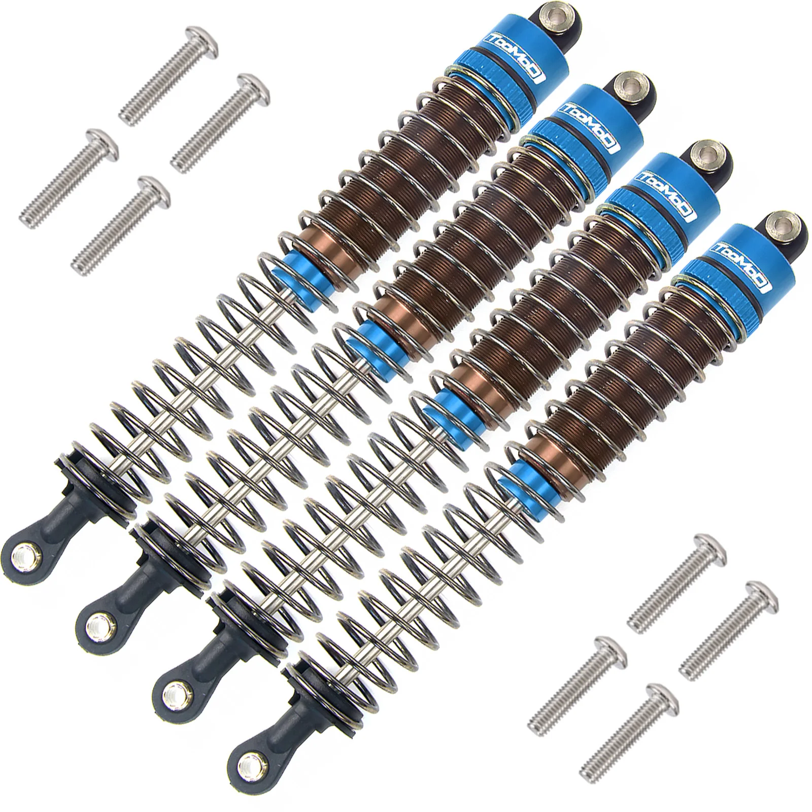 1/10 RC Olie gevulde Schokdempers kit voor Tamiya Bullhead SuperClod Buster Axiale SCX10 D90 TRX4 Truck Crawler Upgrade Onderdelen