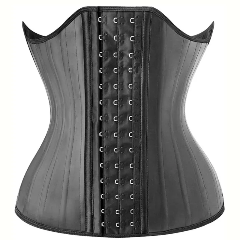 25 Steel Bones Latex Waist Trainer Corset Shapewear Slimming Belly Women Body Shaper Modeling Strap Reductive Girdle