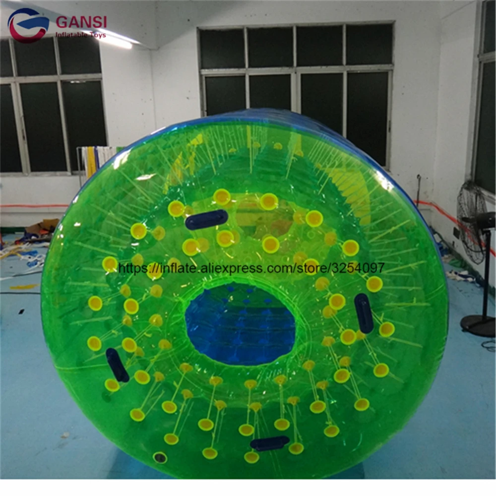 1.0Mm PVC Inflatable Roller Ball For Playground Sport Game 2.4Ml 2.2M Diameter Inflatable Water Roller Ball With Factory Price