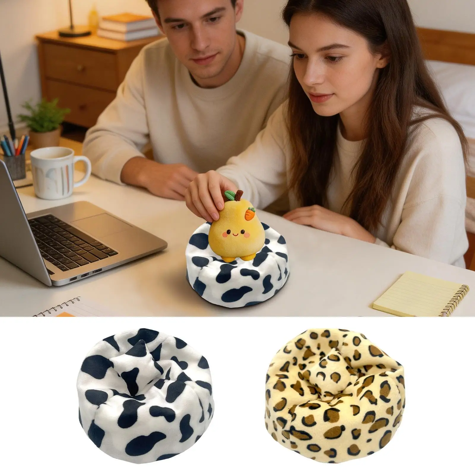 

Bean Bag Chair Ornament Mini Sofa Dolls Seat Table Display Accessories For Bedroom Nursery Showcase Kids Room Playroom Pretend