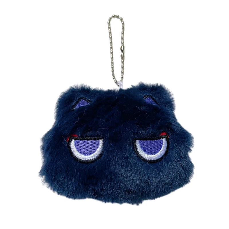 Llavero colgante de muñeco de peluche de gato de dibujos animados, lindo juguete Kawaii, bolsa de peluche suave, decoraciones de dijes para pareja, regalo de amigos