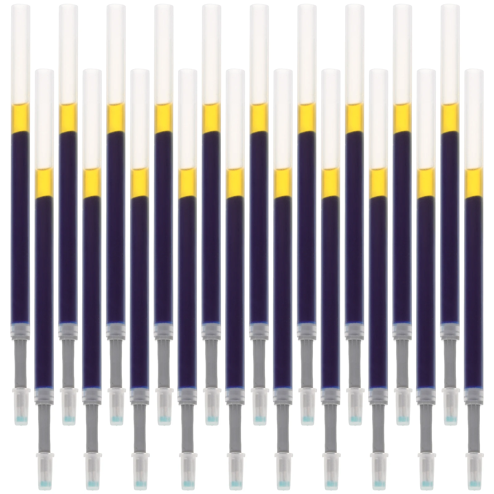 60 Pcs Refill Refillable Pen Refills Gel Replacement Neutral for Pens Pp Colored