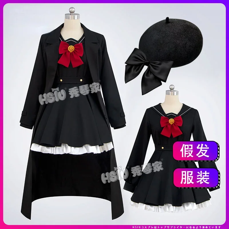 

Anime Blue Archive Cosplay Niya Niya Professor Niyaniya Women Girl Dress Windbreaker Tie Hat Full Suit Carnival Costume