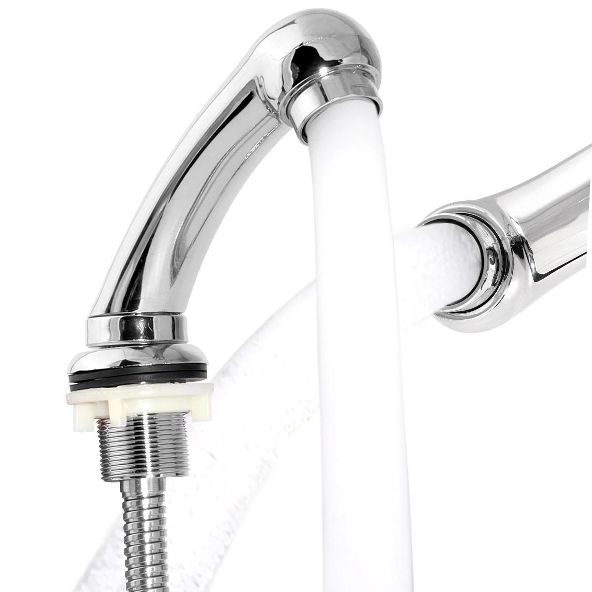 High Pressure Water Saving Spray Handy Hose Filter Hair Salon Shampoo Basin Shower Head Straight Handle with 1.2m Tube