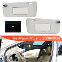 For Nissan Murano 2009 2010 2011 2012 2013 2014 Roof Sunvisor Sunshield Sun Visor Sunshade With Light & Makeup Mirror