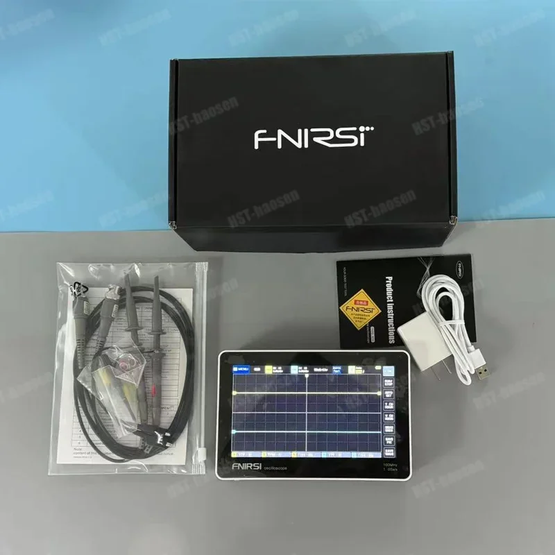 Digital Touch Screen Storage Oscilloscope Kit,Mini Digital Oscilloscope 100mhz Bandwidth 7 Inch Screen