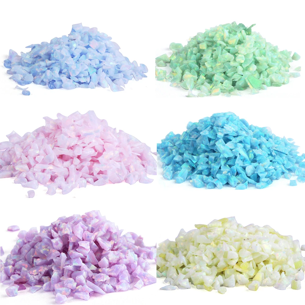 1 Gram for Each Color, Mix Color, Opal Chips for Jewelry Making Ring OP01--OP92
