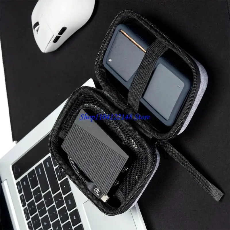 P9FA Hard Shell Mouse Storage Bag Water Resistant Shockproof Protective Organizers
