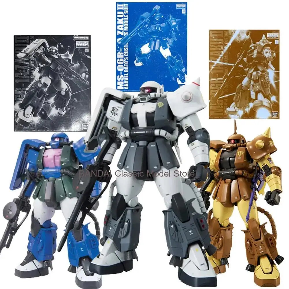 

Конструктор Bandai MG MS-06R-1A Zaku2 High Mobility Type: сборная модель мобильного костюма Гандам для мальчиков