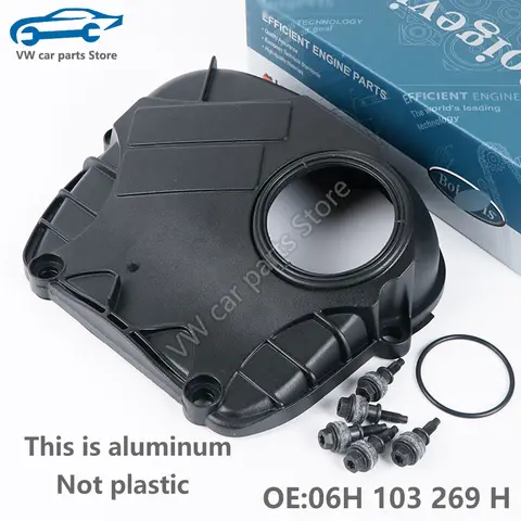 06H 103269 H 알루미늄 EA888 GEN2 엔진 상부 타이밍 체인 커버 Audi A3 A4 A5 A6 Q5 TT VW CC Eos GTI Jetta 2.0T 06H 103 269 L
