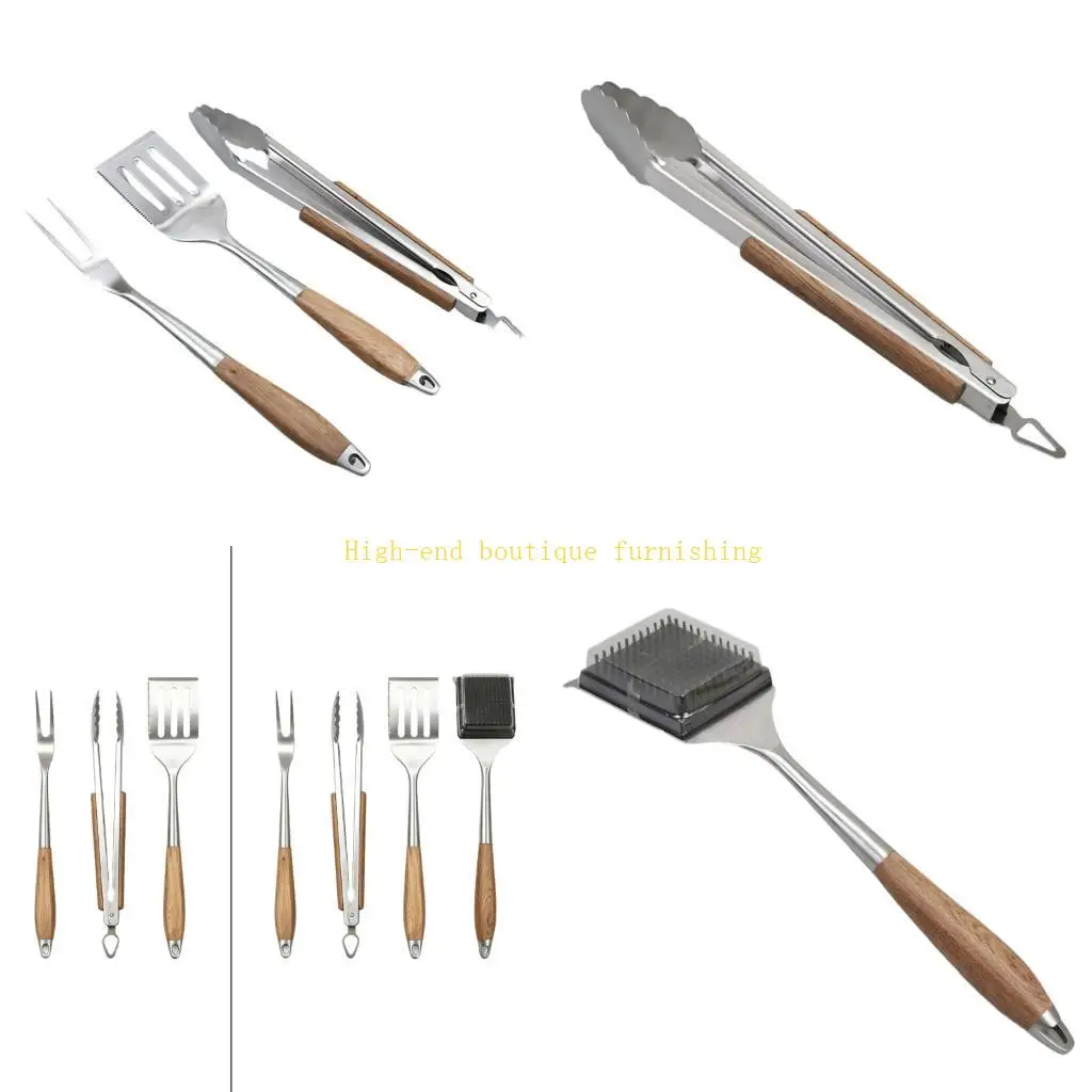 L9NB Cookout Barbecue Set in Metal and for Yard Supper Service