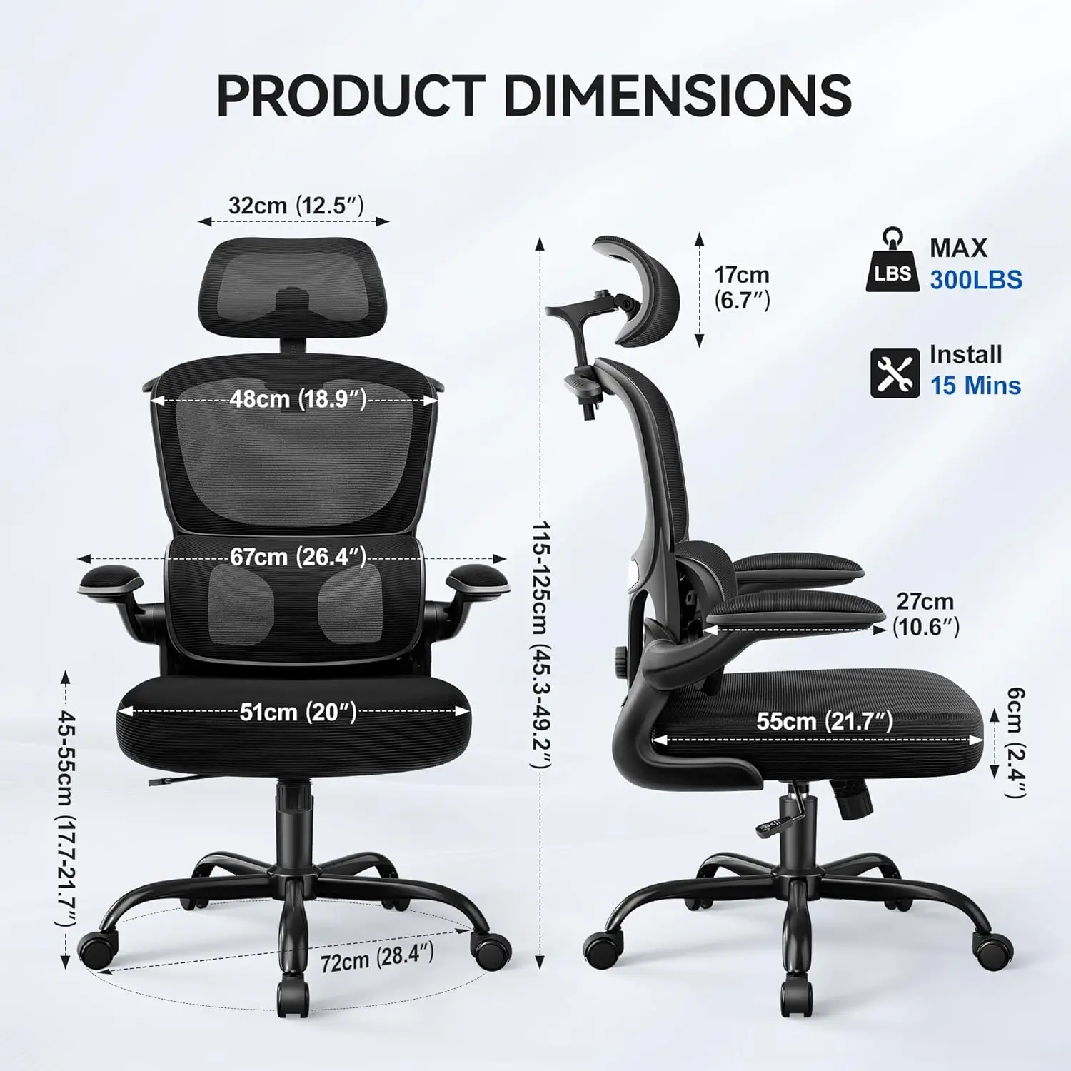 Thumbnail 2 - #1 Latest Mesh Desk Chairs Offers